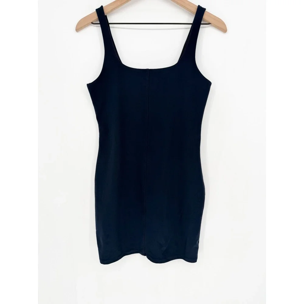 Alo Alosoft Head Start Dress Womens Medium Navy Blue Mini Athletic Tennis Preppy